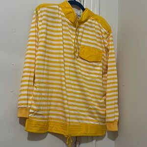 NWOT cabaret Strip Pullover